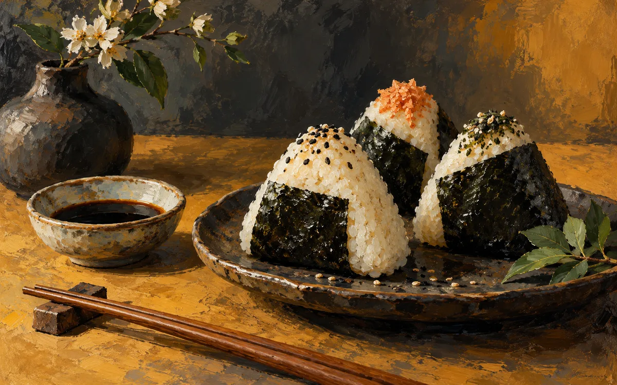 Original AI-generated dining illustration for aomori kitchen market; not a photo of the venue or its menu.