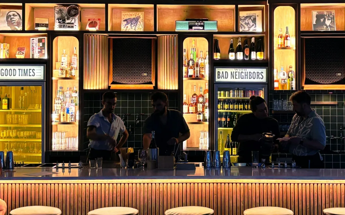 Listening bar at Bad Neighbors