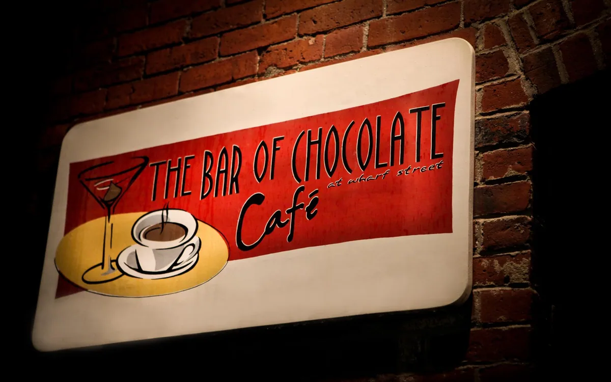 Bar of Chocolate Cafe — restaurant photograph