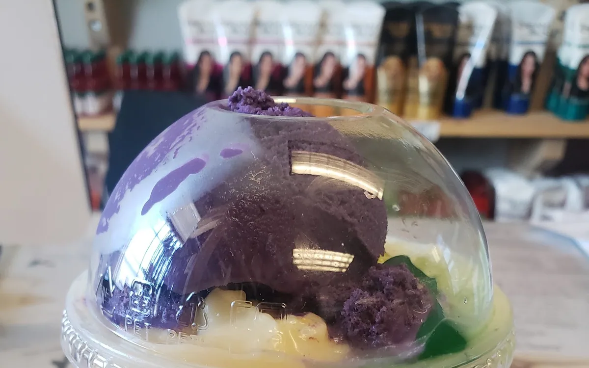 Halo-halo dessert at Buena Vista Filipino Food Market