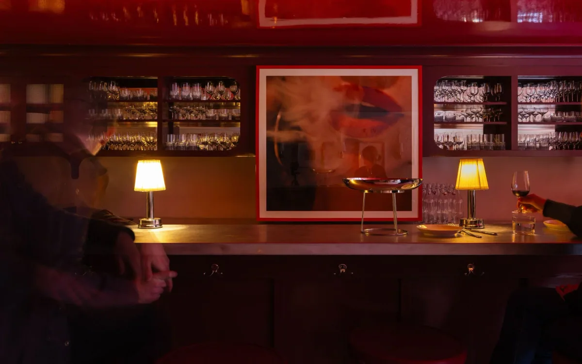 Wine bar interior at Elizabeth