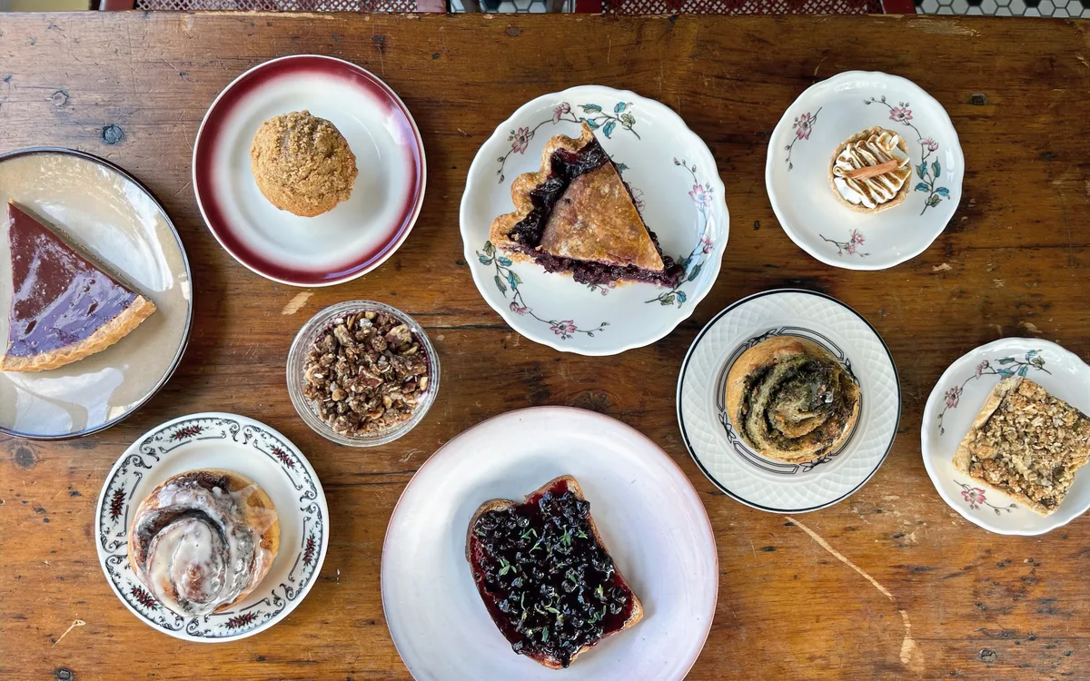 A spread of dishes at Luncheonette