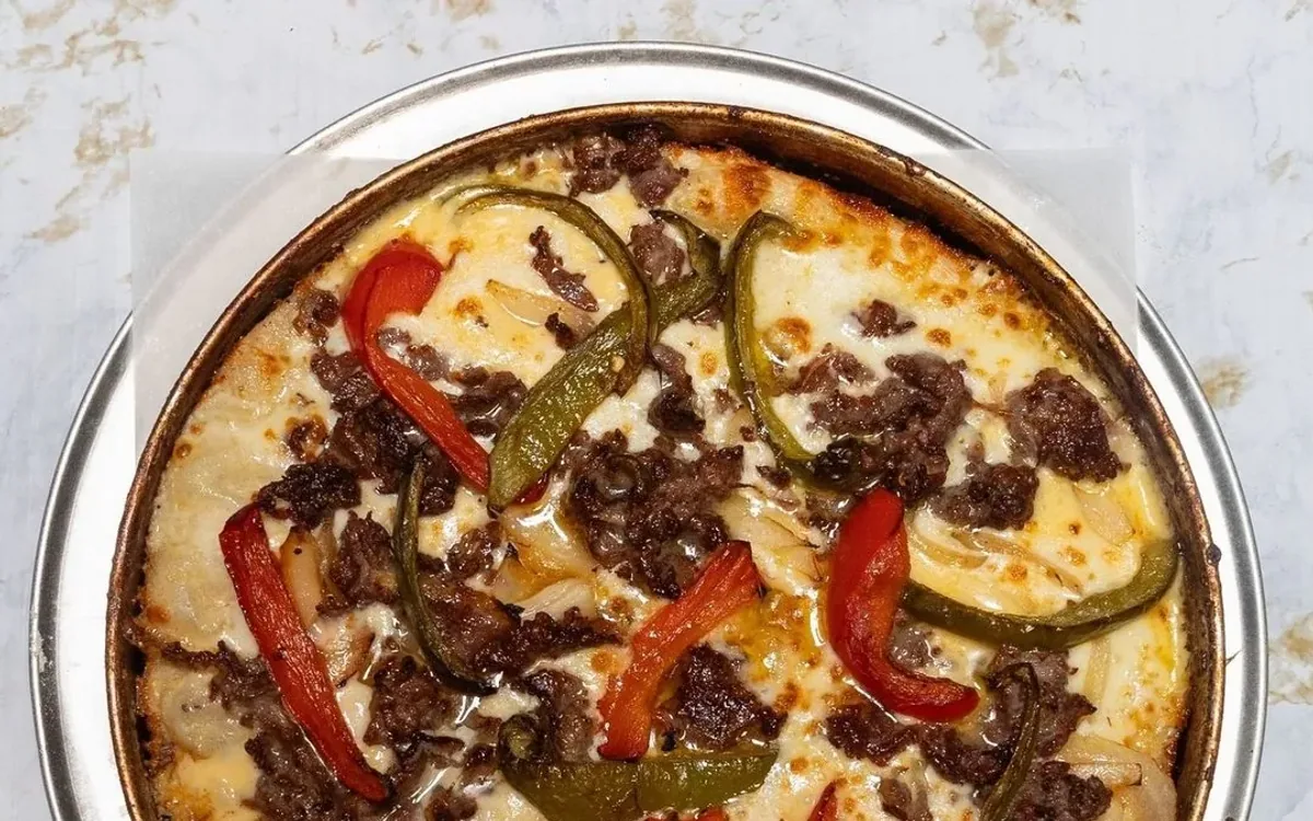 Pizza at Playmakers Pizza & Pub