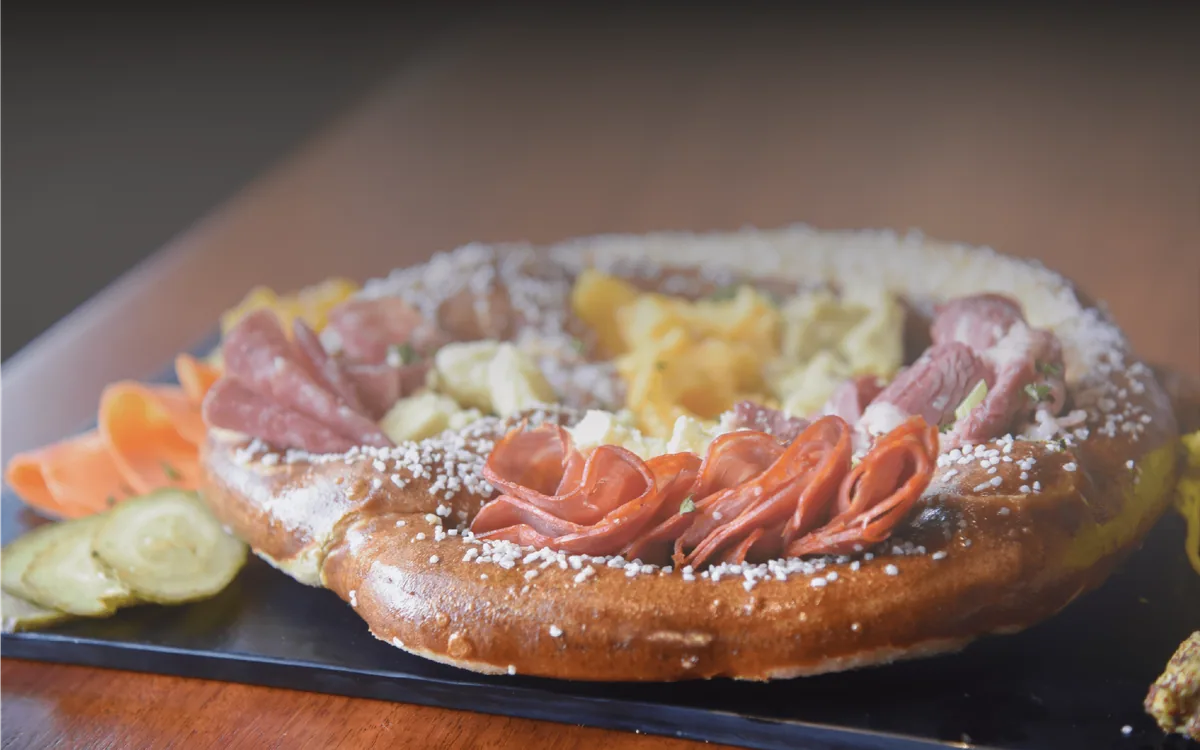 Pretzel board at Three Dollar Deweys